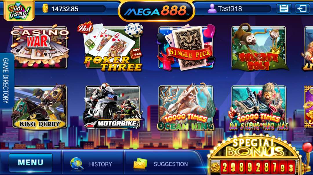 Mega888 slots