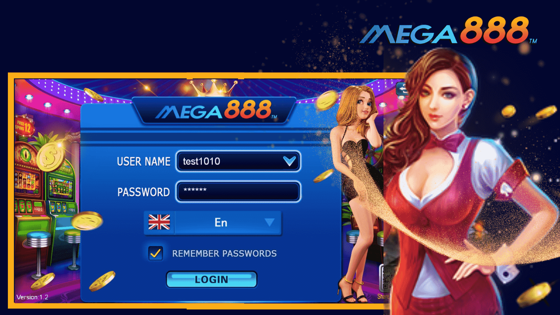 How to deposit the money in mega888